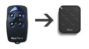NICE Era Flor FLO4RE, successor to the NICE FloR FLO4R-S remote control NICE Era Flor FLO4RE, successor to the NICE FloR FLO4R-S remote control