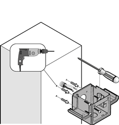 Drilling holes for the NICE Era Light EL/ELB/EL24 warning light Drilling holes for the NICE Era Light EL/ELB/EL24 warning light
