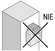 INCORRECT positioning of the NICE Era Light EL/ELB/EL24 warning light INCORRECT positioning of the NICE Era Light EL/ELB/EL24 warning light