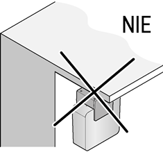 INCORRECT positioning of the NICE Era Light EL/ELB/EL24 warning light INCORRECT positioning of the NICE Era Light EL/ELB/EL24 warning light