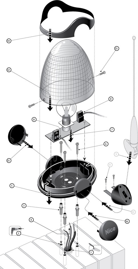 How to install the NICE Lucy LUCY light