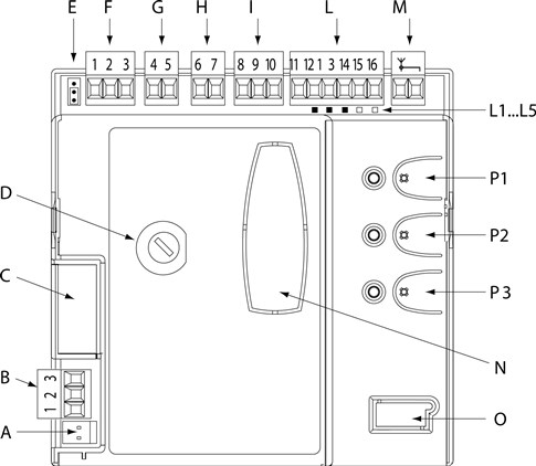 MCA2 control unit for the MC424L control center