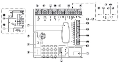 MCA2R10 control unit for the MC424LR10 control panel MCA2R10 control unit for the MC424LR10 control panel