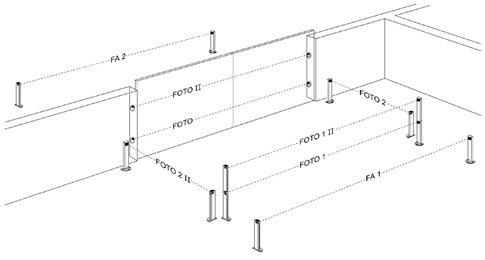 Photocell wiring for a swing gate