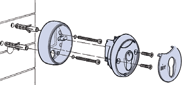Installing the NICE MoonKey MOSEU operator key switch