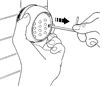 Replacing the battery in the NICE MoonTouch MOTX-R gate opener digital keypad