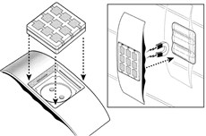 Installing a NiceWay wireless button in a NICE Ondo case