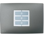 NICE NiceWay Opla Opla-R WRG rectangular button cover, graphite