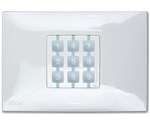NICE NiceWay Opla Opla-R WRW rectangular button cover, white