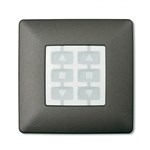 NICE NiceWay Opla Opla-S WSG square button cover, graphite