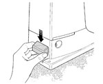 Tighten the operator and fit the end caps