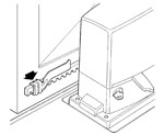 Fitting the limit stops to the rack