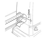 Sliding gate with gear rack Sliding gate with gear rack