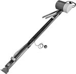 Opener with guide rail