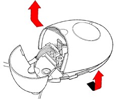Open the receiver's bottom cover