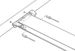 Rivets can be used to attach it to the profile.