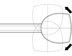 1. You can attach the drive in one of three ways, depending on which position best suits your available space.