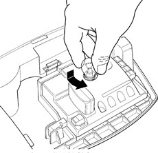 2. Push the old bulb in slightly and turn it a little. Then fit a new 12V 21W bulb with a BA15 base.
