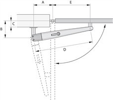 Diagram showing the NICE Toona operator opening inwards Diagram showing the NICE Toona operator opening inwards