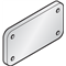 Mounting plate for the rear bracket