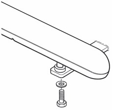Mounting the NICE Wingo operator on the front bracket