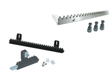 Racks for sliding gate operators