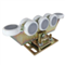 Trolley with eight bearing rollers for a cantilever sliding gate Trolley with eight bearing rollers for a cantilever sliding gate