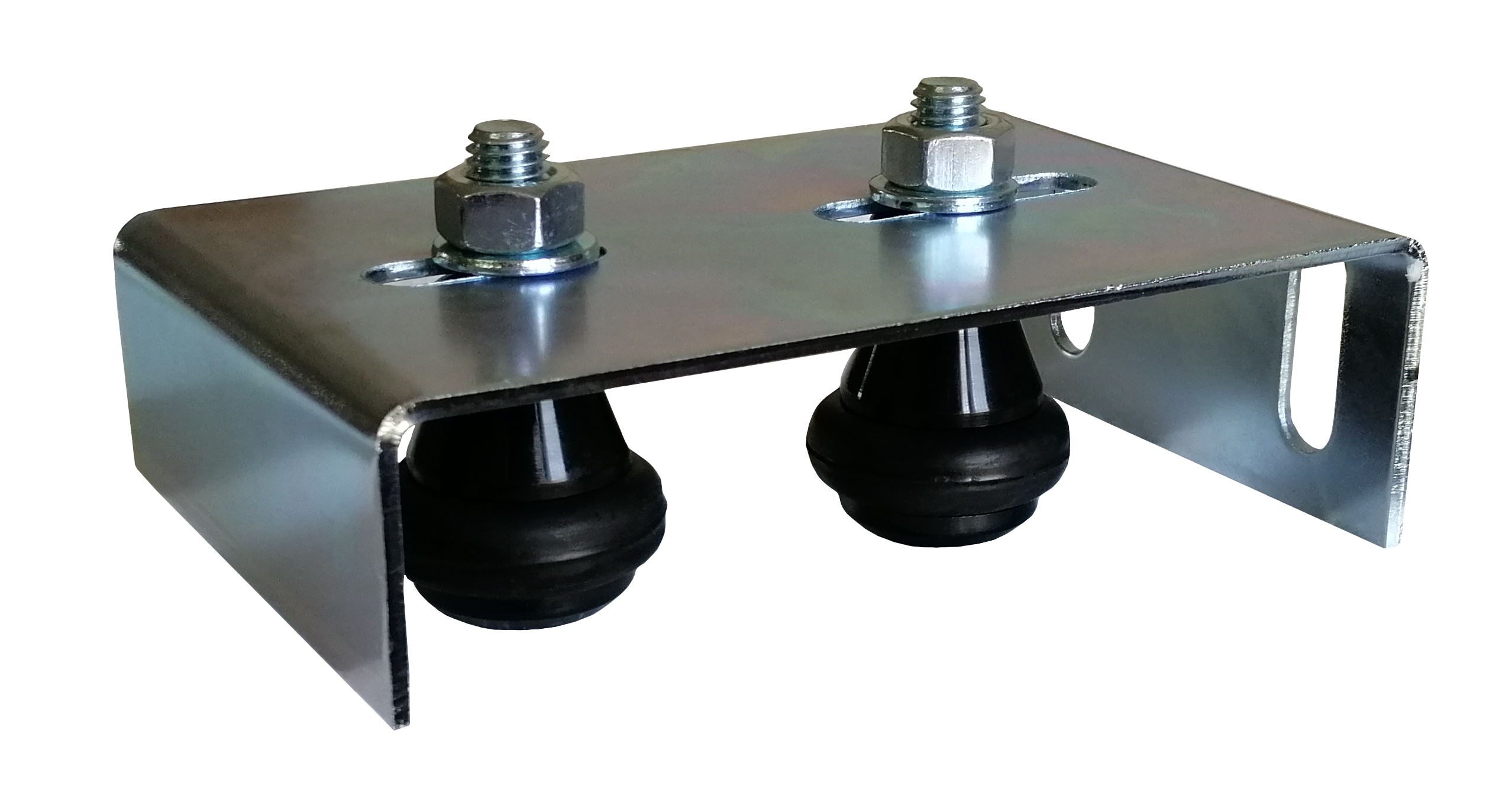 Top guide for a sliding gate, 2 rollers