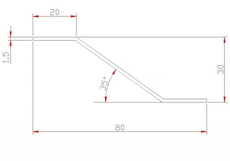 Z-profile slat Z-profile slat