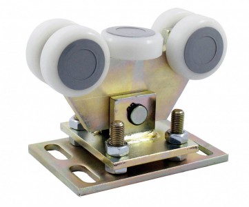 Adjustable swing carriage, 5 rollers