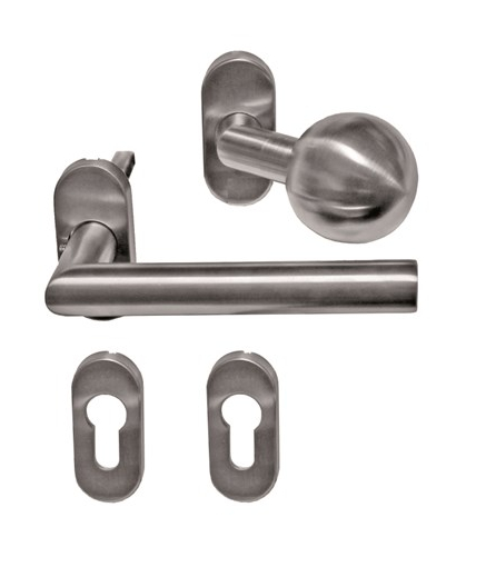 Straight handle + fixed knob Straight handle + fixed knob