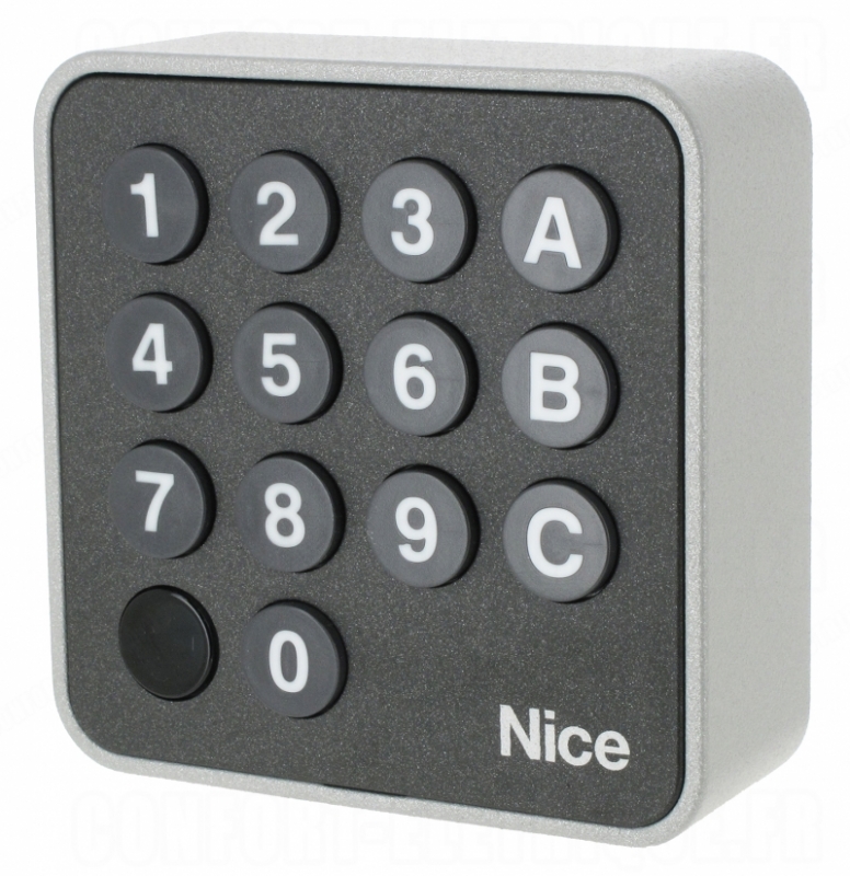 Opening a gate with a keypad