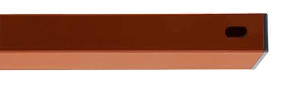 red-brown Pilwood post