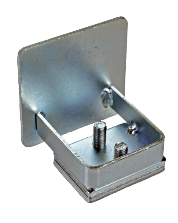 C-section end cap for a sliding gate
