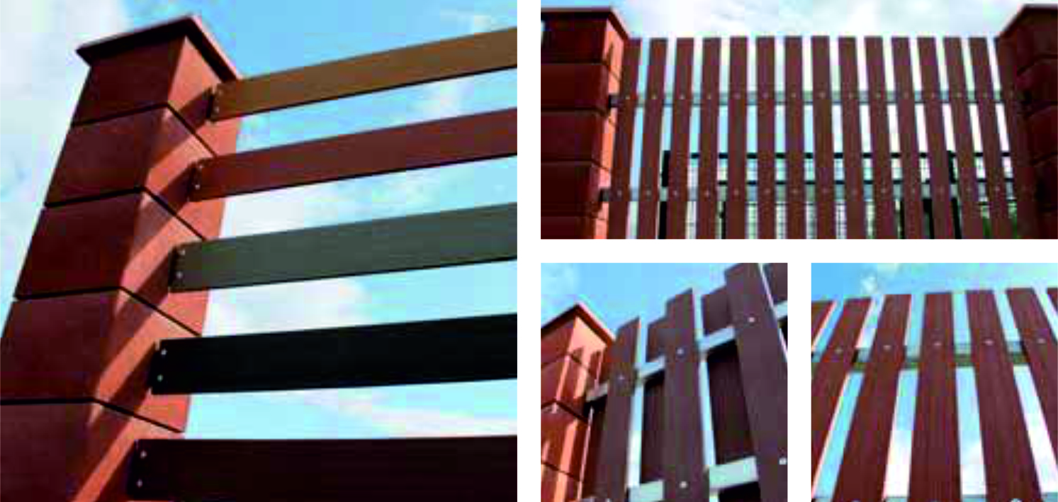 Pilwood WPC fence boards Pilwood WPC fence boards