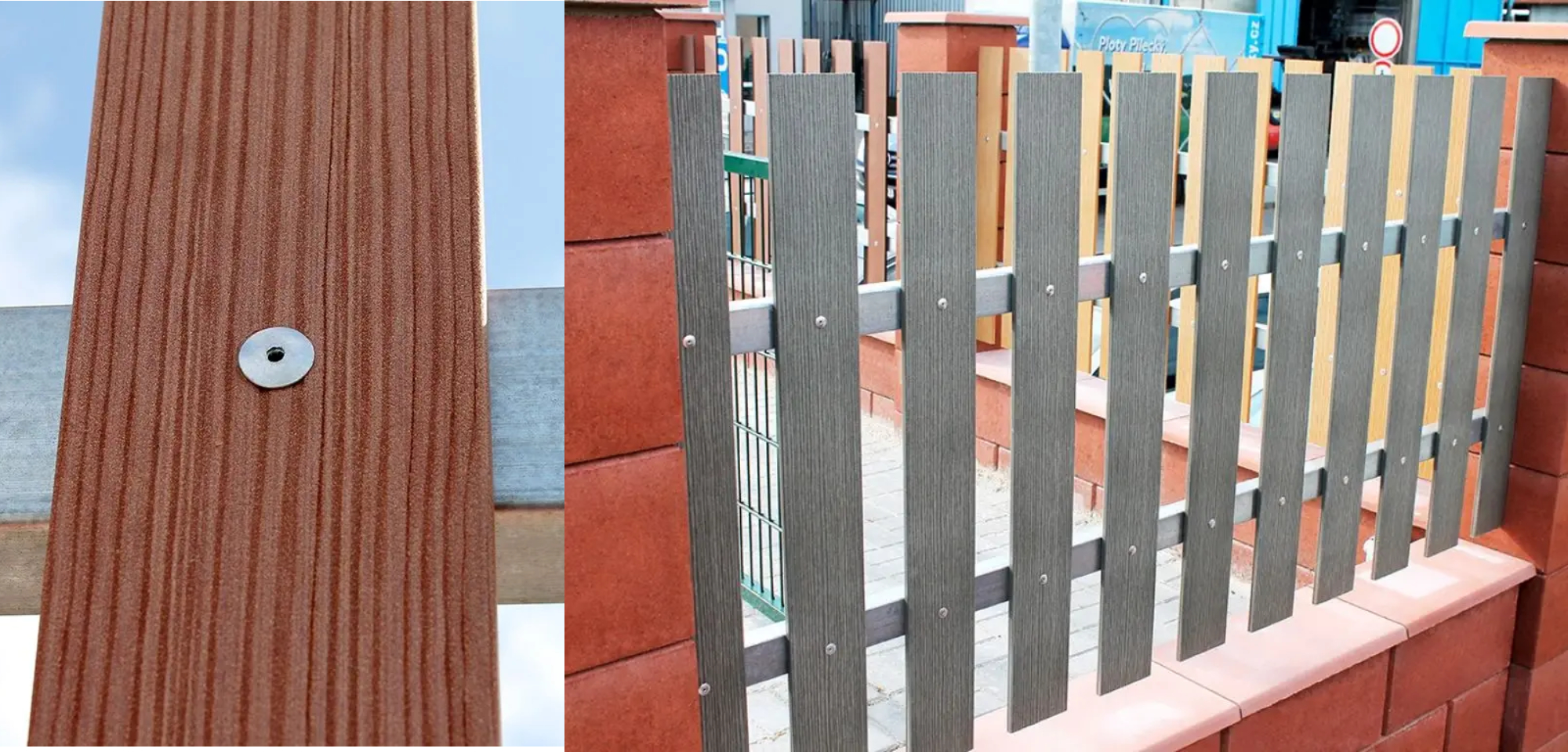 Using rivets on a Pilwood fence board
