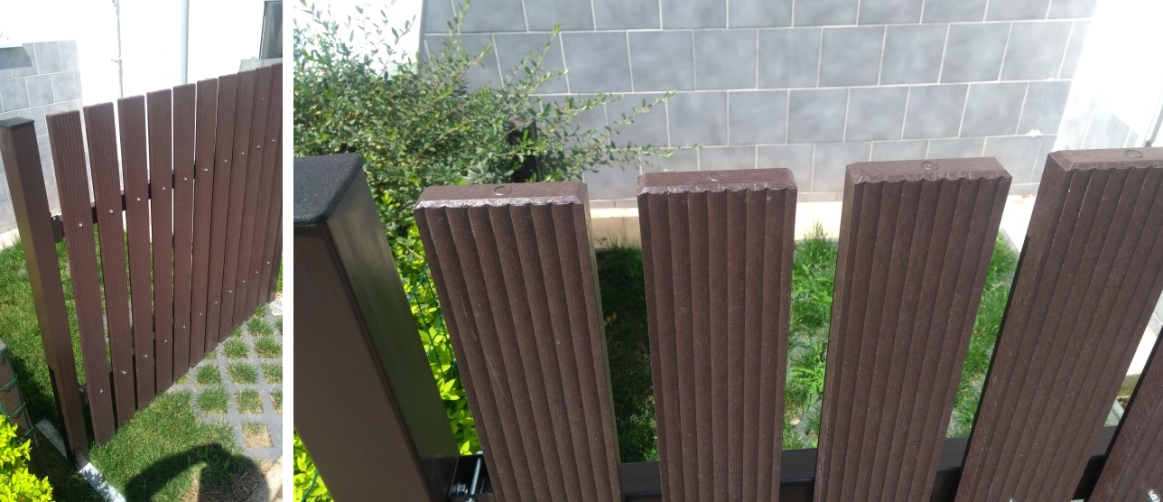 Colour of the Pilwood post/crossbar and fence board Colour of the Pilwood post/crossbar and fence board