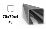 C-profile 70 × 70 × 4 mm, Fe