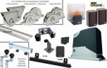 Track sliding gate construction kit