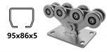 CAIS SPEED ME carriage for C-profile 95 × 86 × 5 mm