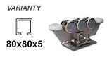 Tilting adjustable carriage, 8 steel rollers