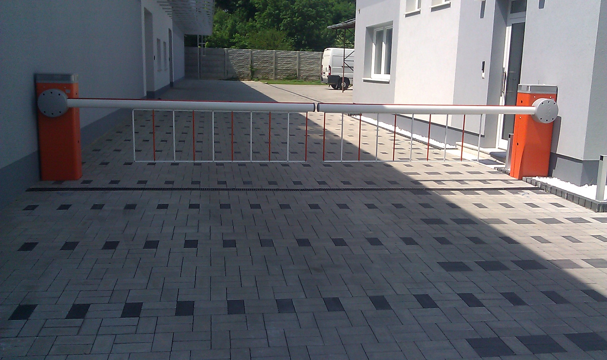 NICE WA13 aluminium barrier skirt for boom barrier