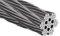 Stainless steel wire rope Ø3mm, 7x7 strands, INOX AISI316