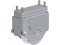 Bottom guide roller for curved gates