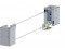 Drive mechanism for a telescopic gate.