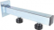 Top guide with two adjustable rubber-coated rollers