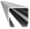 Stainless steel C-profile 68x68x3, 6 m