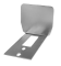 C-profile cover 95x86x5 with mounting to the guide rail