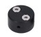 Plastic connector for 2 stainless steel cables with a diameter of 3 mm
