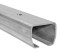 C-profile 73x61x3,5mm with screw holes, Zn. 6m